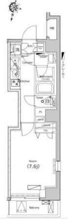 レスティア三軒茶屋の物件間取画像